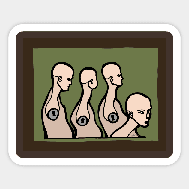 Mannequin Torsos Sticker by JSnipe